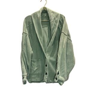 Free People – Hailee Sweater Knit Cardigan – Mint Green – Size Small